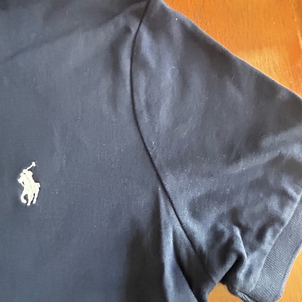 Ralph Lauren Men's Navy short sleeve Polo Shirt - Picture 3 of 6